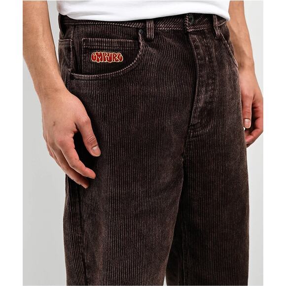 Empyre Men’s Java Brown Tori Corduroy Skate Pants Size 28” x 30” - Picture 2 of 7